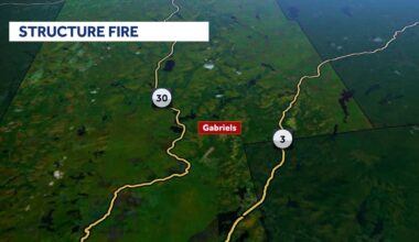 Family displaced after fire in Franklin County, New York