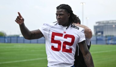 Brian Burns 'real glad' New York Giants drafted Arvell Reese