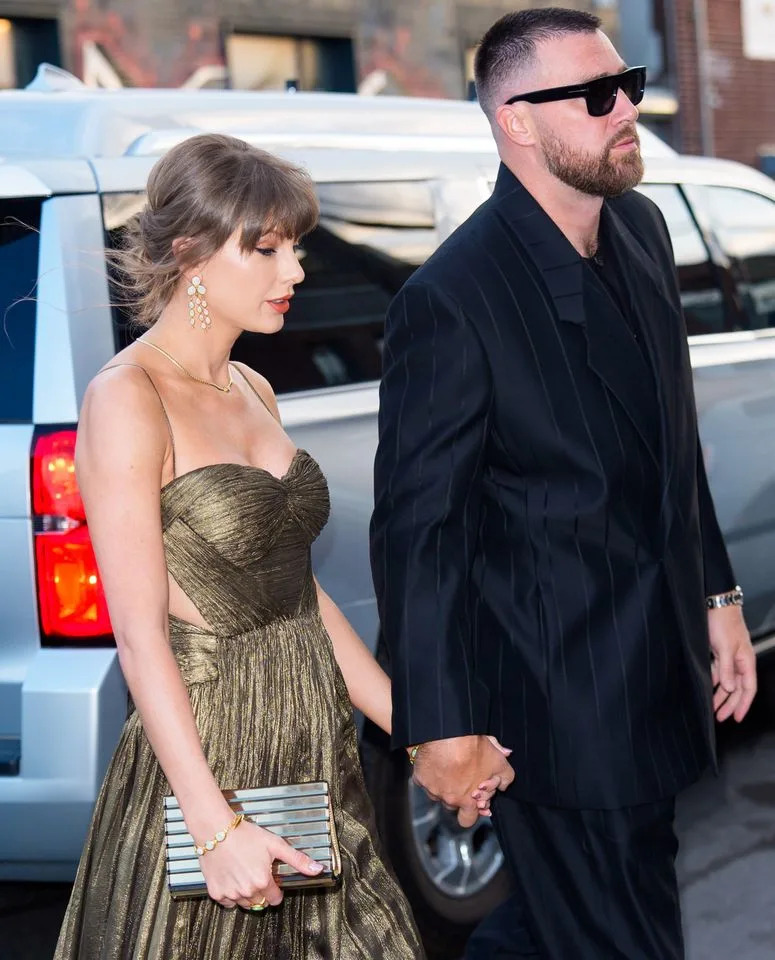 Taylor Swift and Travis Kelce were seen heading to a private event in Brooklyn, N.Y.C., on May 16Credit: BACKGRID