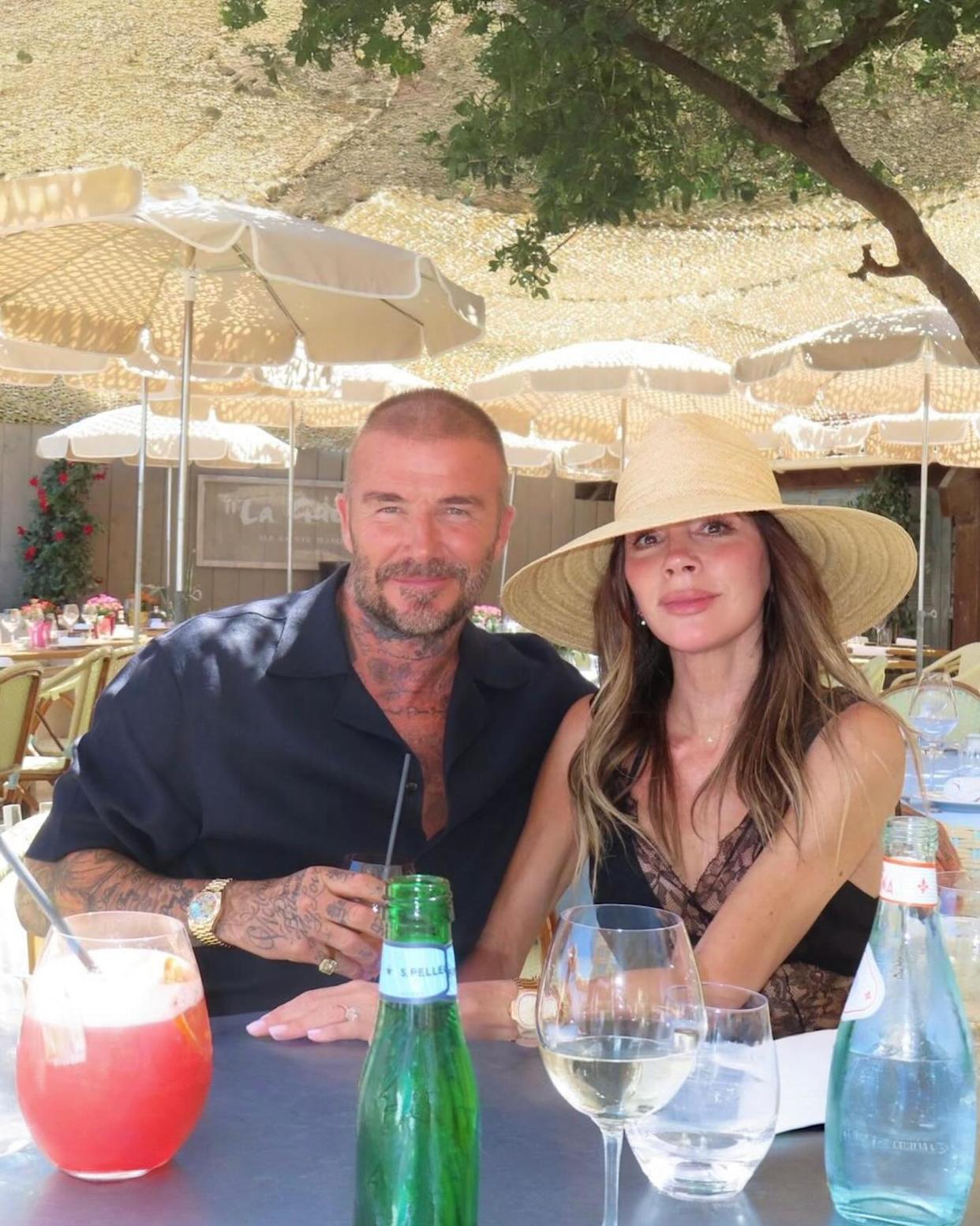 The Spice Girls singer (seen above with David) called her husband the “best husband, daddy, son, brother, and friend.” victoriabeckham/Instagram