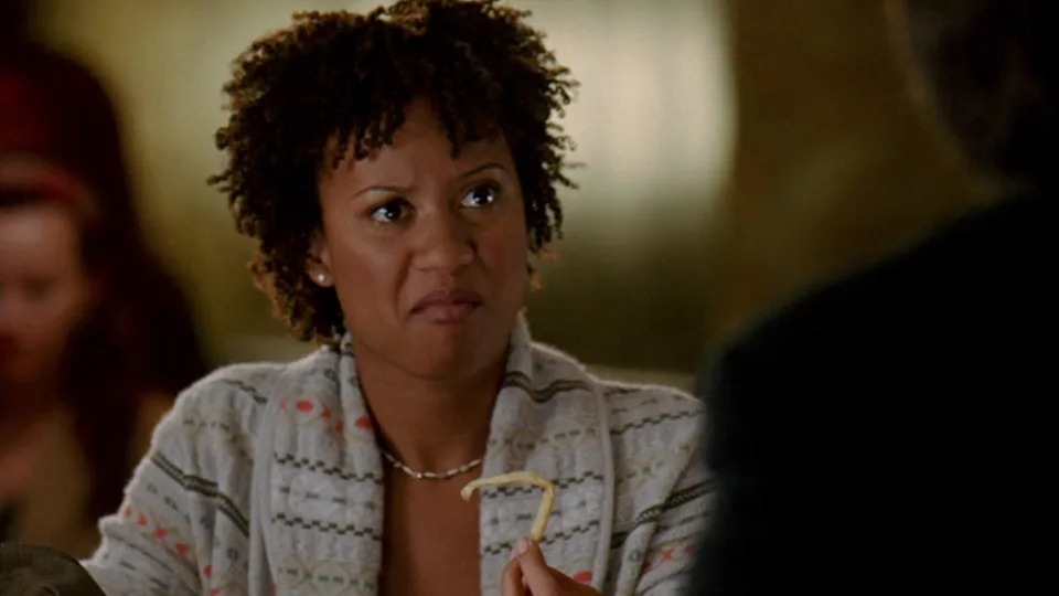 Tracie Thoms in The Devil Wears Prada.