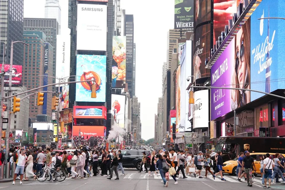 Times Square has been a hotbed of fumes from idling vehicles. Christopher Sadowski