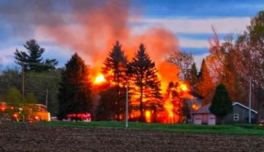 Northern New York man arrested for arson at abandoned building in Malone, New York