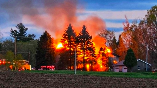 Northern New York man arrested for arson at abandoned building in Malone, New York