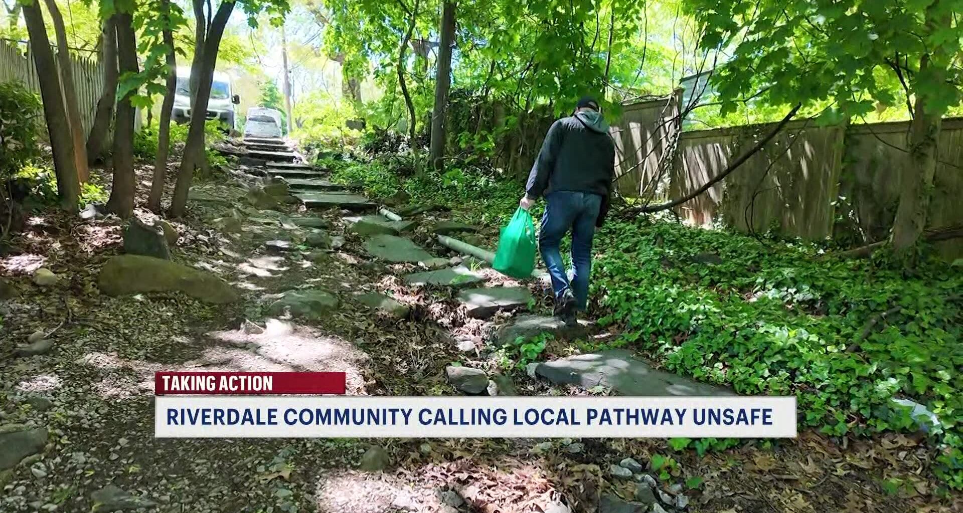 News 12 | Bronx | Riverdale Community Says Local Pathway Is Unsafe