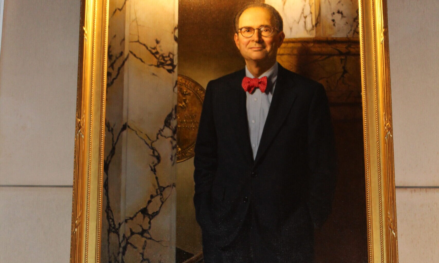 Official portrait of Hon. Barry Kamins as president of the New York City Bar Association, founded 1870. Kamins was the only lawyer based in the outer boroughs ever elected as president. Photo: Owen Lavine/Brooklyn Eagle