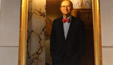 Official portrait of Hon. Barry Kamins as president of the New York City Bar Association, founded 1870. Kamins was the only lawyer based in the outer boroughs ever elected as president. Photo: Owen Lavine/Brooklyn Eagle