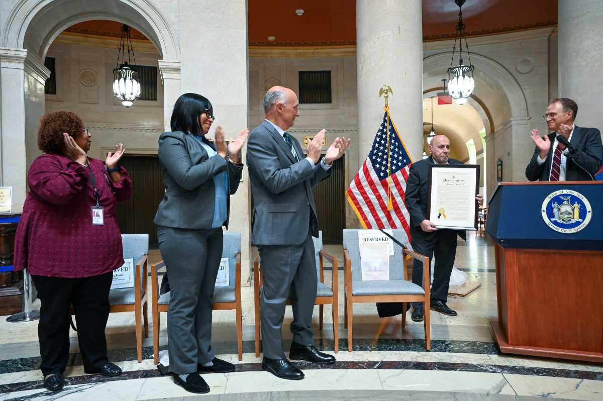 ‘The courts don’t work without them’: New York judges recognize Court Clerk Appreciation Day