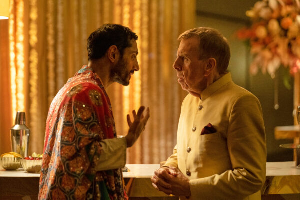 This image released by Vertical shows Riz Ahmed, left, and Timothy Spall in a scene from 