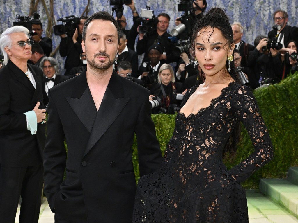 Zoë Kravitz arrives at Met Gala without new fiancé Harry Styles