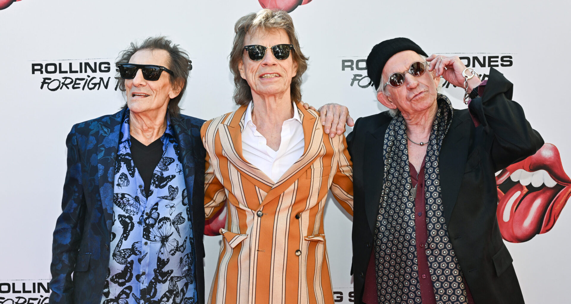 Ronnie Wood, left, Mick Jagger and Keith Richards attend The Rolling Stones "Foreign Tongues" album launch event on Tuesday, May 5, 2026, in Williamsburg. Photo: Evan Agostini/Invision/AP