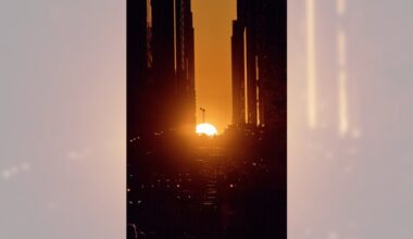 What to know about Manhattanhenge, NYC's sunset spectacle