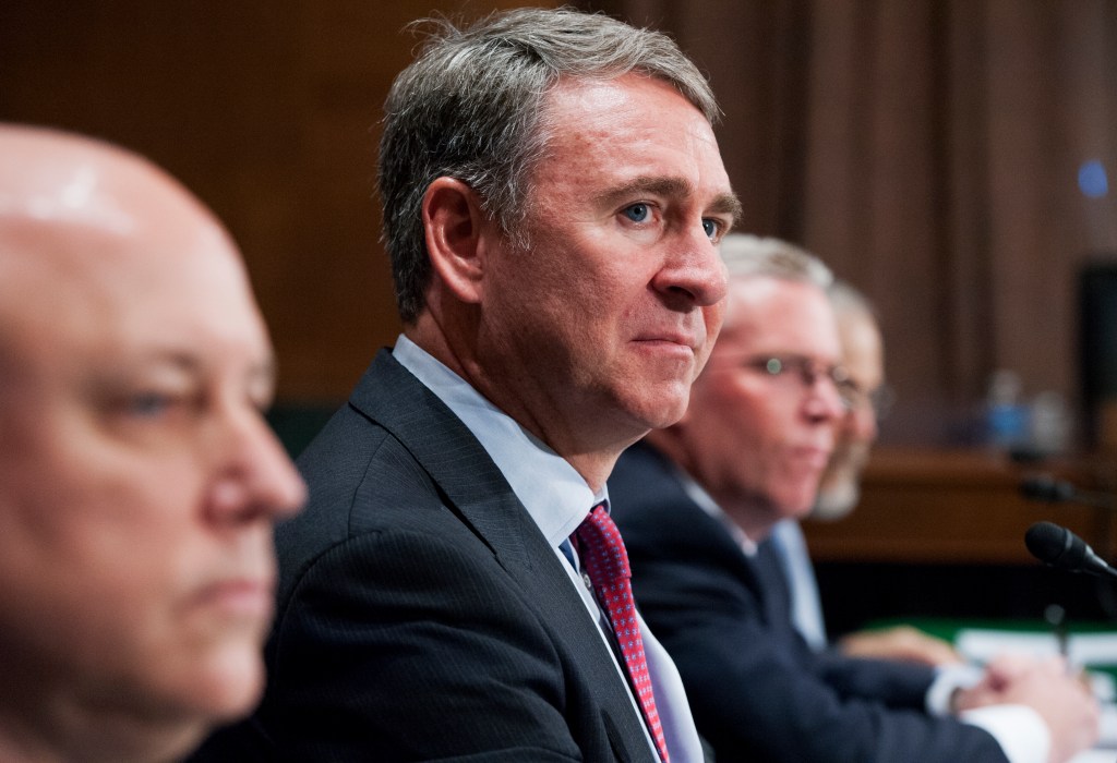 Ken Griffin, CEO of Citadel, attends a Senate Banking, Housing and Urban Affairs Committee in Dirksen titled The Role of Regulation in Shaping Equity Market Structure and Electronic Trading," July 8, 2014.  (Photo By Tom Williams/CQ Roll Call) (CQ Roll Call via AP Images)