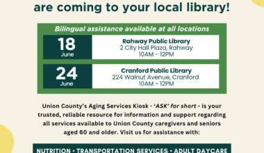 Union County Brings Support to Local Seniors With Two New ‘ASK’ Events in June – County of Union, New Jersey
