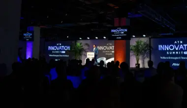 shot of the ATN Innovation Summit opening speech