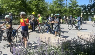 Dozens of UWS Cyclists Stage Community Ride in Support of Proposed 72nd Street Bike Lane