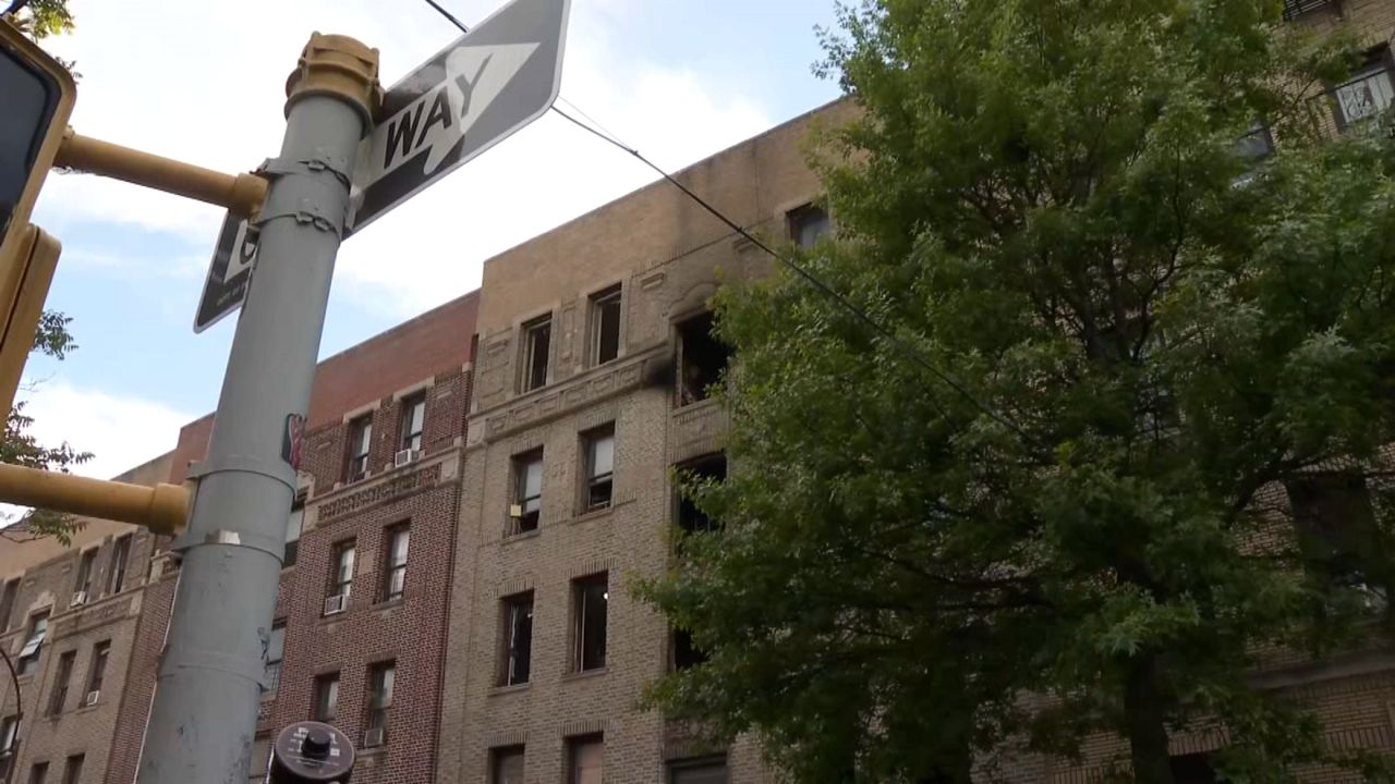 A call was made just before 3:40 p.m. to report a fire on the second floor at 2609 Bainbridge Ave., according to officials. (Spectrum News NY1)
