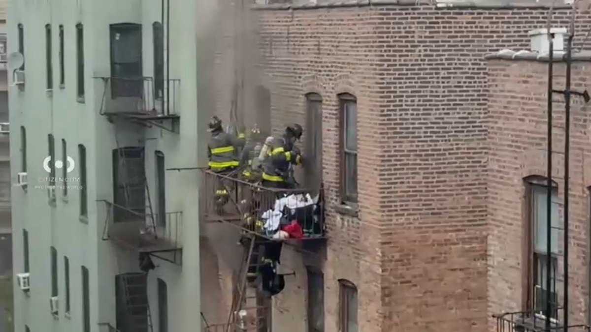 1-year-old dies, 2 other children critically hurt in Bronx fire – NBC New York