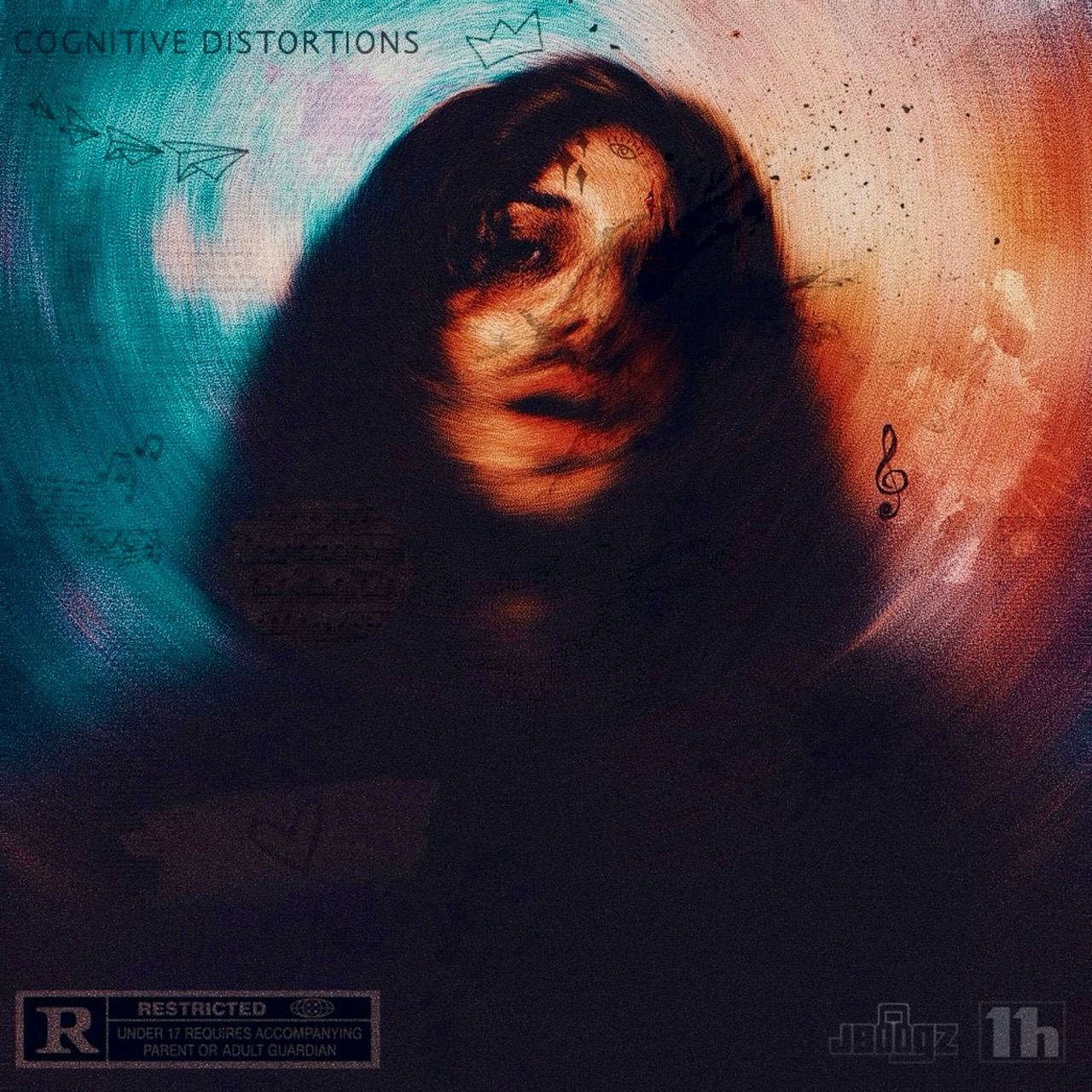 Buffalo Rapper Jaydense and Staten Island producer Jboogz are preparing to release COGNITIVE DISTORTIONS - Single Cover Art
