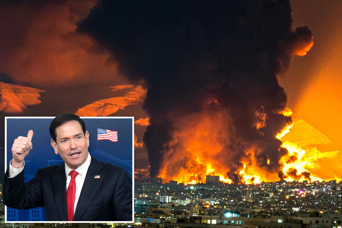 Marco Rubio uses rap references to send warnings to Iran as he steps in for Karoline Leavitt at press briefing