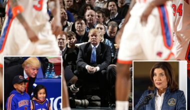 Hochul tries to dunk on Trump over Knicks fandom — but it totally backfires