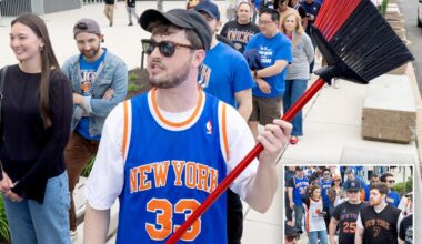 Knicks fans score against hapless Philly even at Sixers' arena