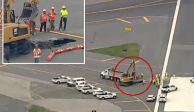 Sinkhole closes busy LaGuardia Airport runway — sparks fears of delays, cancellations