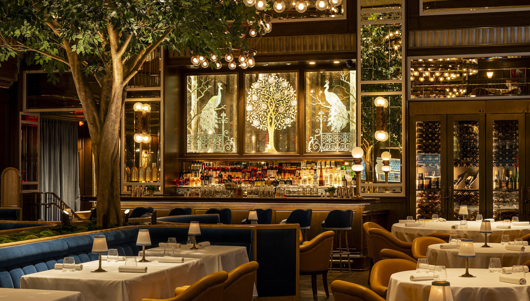 A fine dining restaurant.