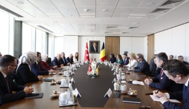 Belgian queen visits Turkish central bank as part of economic mission