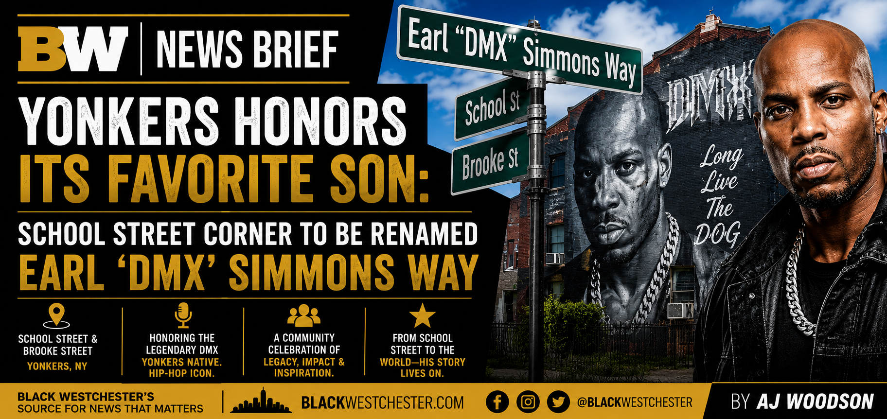 Yonkers Honors Its Favorite Son: Corner Of School Street & Brooke Street, To Be Renamed Earl 'DMX' Simmons Way