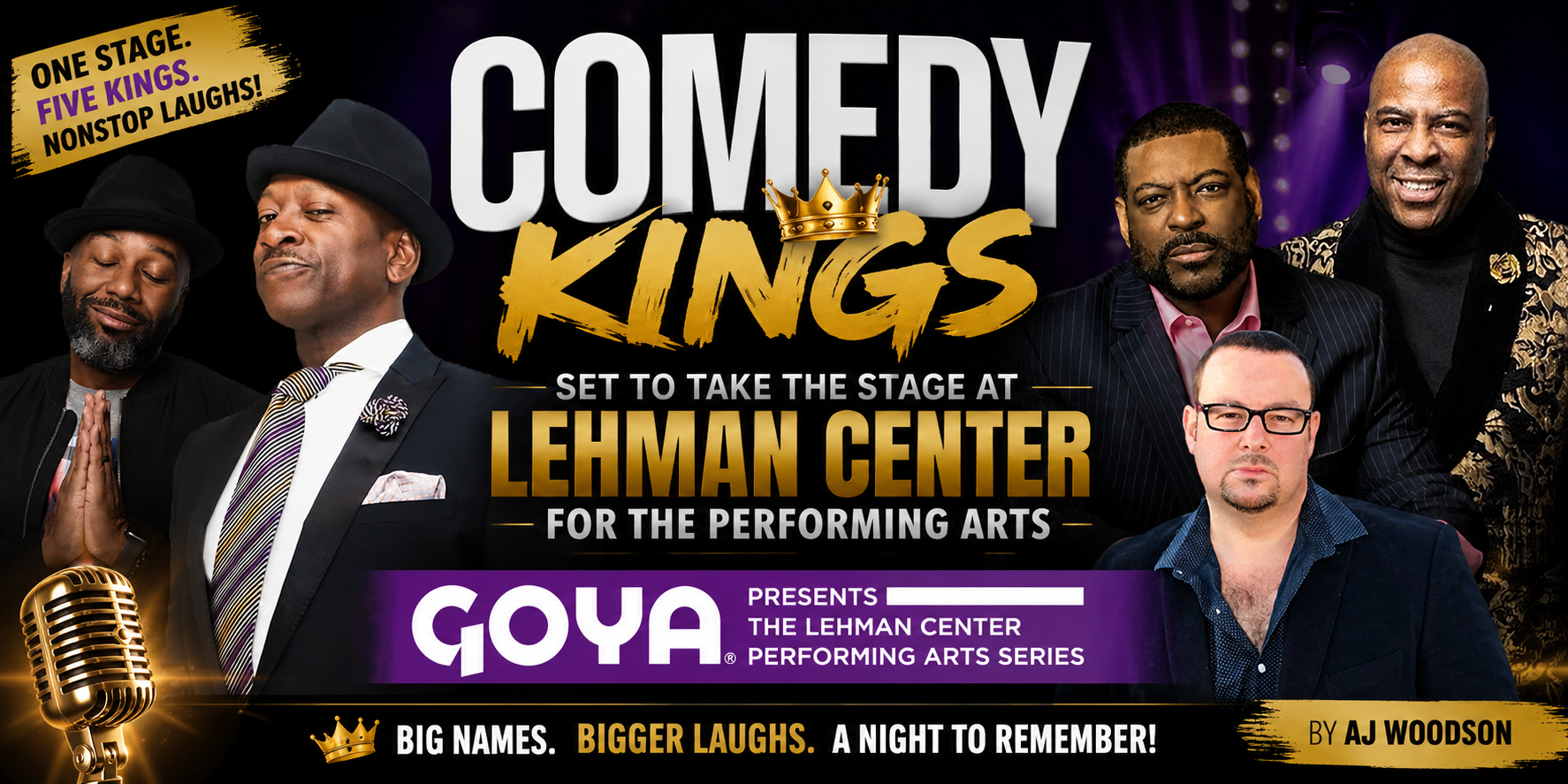 Comedy Kings Set To Take The Stage At Lehman Center For The Performing Arts