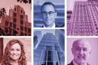 Hines' Laura Hines-Pierce with 345 Hudson Street; Related's Jeff Blau with 50 Hudson Yards; Rockrose’s Henry Elghanayan with 11 East 26th Street