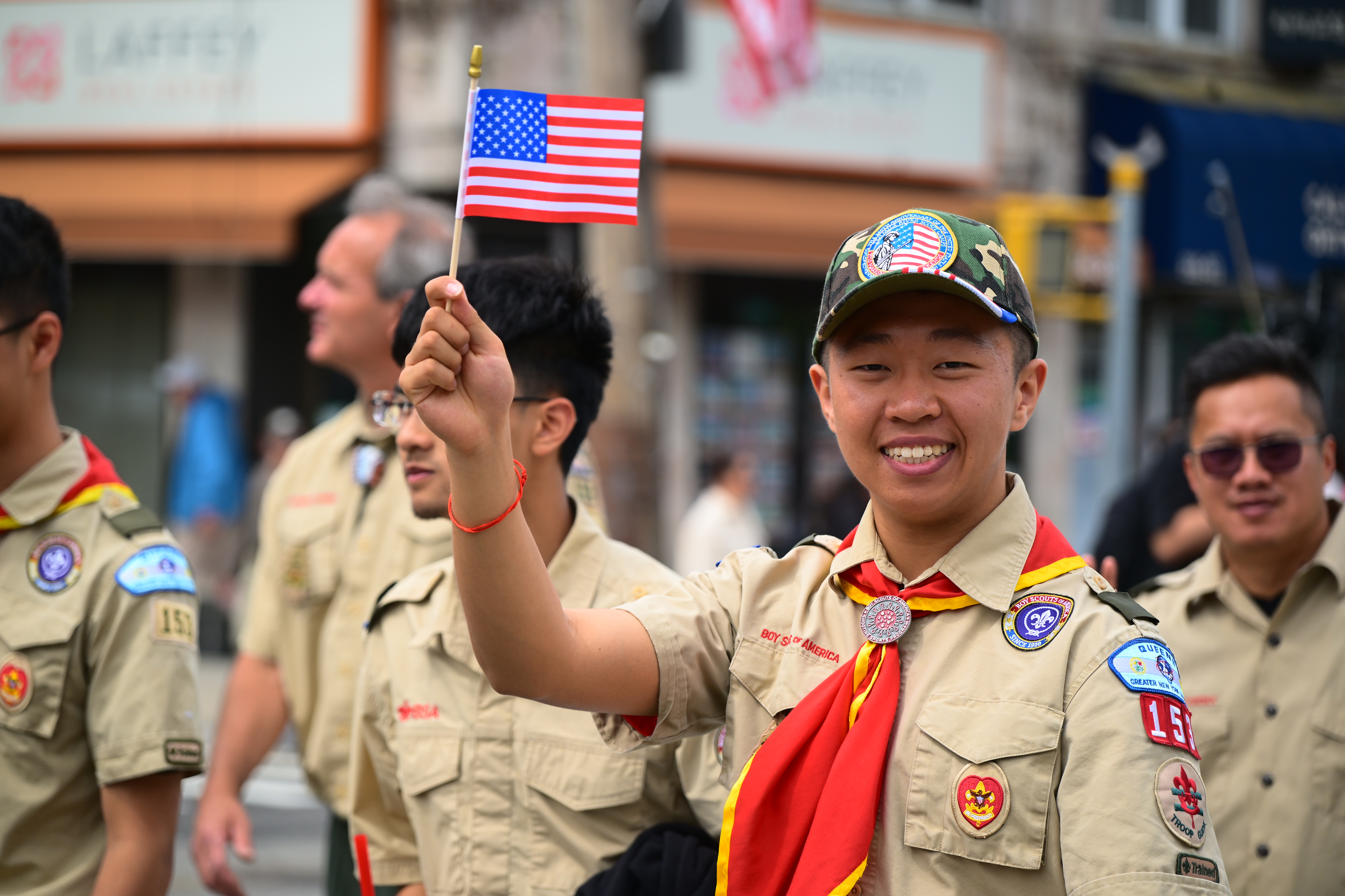 Thousands of residents and visitors gathered along Northern Boulevard on Monday, May 25, for the 99th annual Little Neck-Douglaston Memorial Day Parade. 