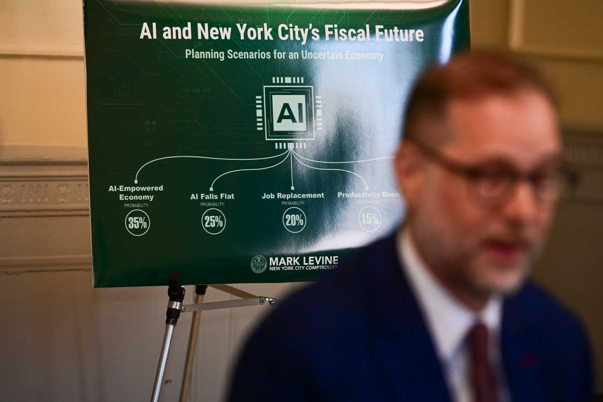The AI boom is helping NYC’s budget, but Comptroller Levine warns the city isn’t ready if it bursts