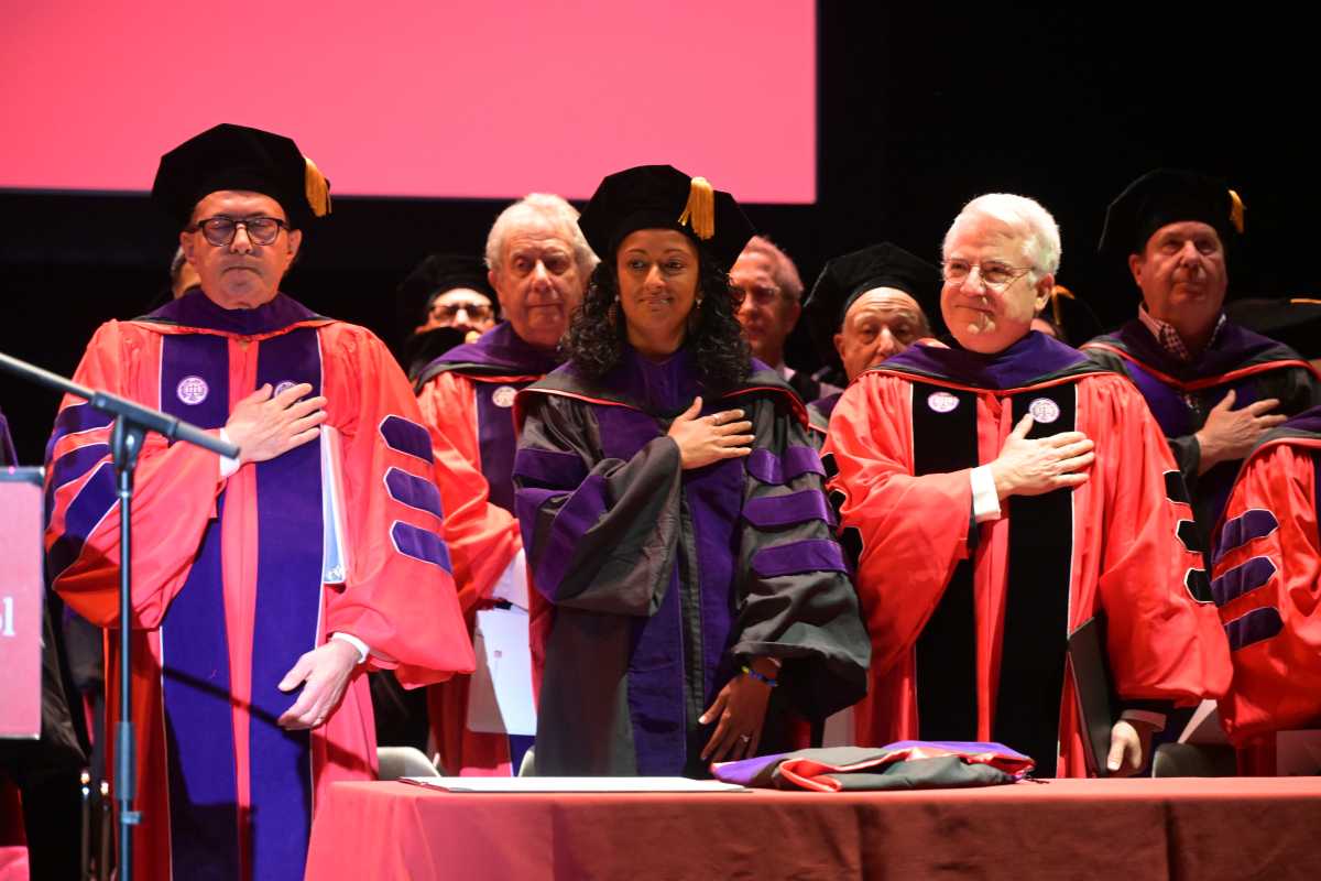Judge Sparkle L. Sooknanan, U.S. District Judge, District of Columbia, who graduated from Brooklyn Law School in 2010, served as the commencement speaker.