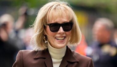 E. Jean Carroll arrives at Manhattan federal court, May 9, 2023, in New York. (AP Photo/John Minchillo, File)