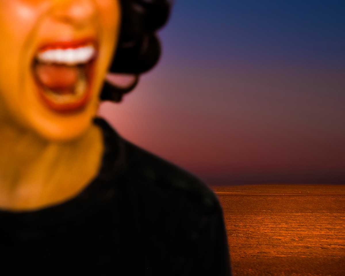Franco Klein, Tania Scream (self-portrait), 2025
