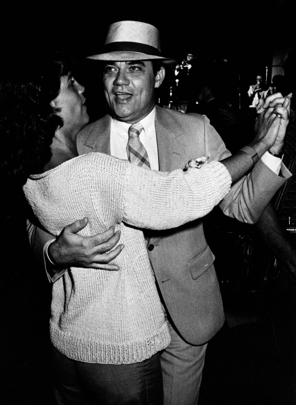 Lucy Nathan and Rex Reed attend the launch party for "The Movies" Magazine on June 20, 1983 at Kaufman Astoria Studios in New York City.