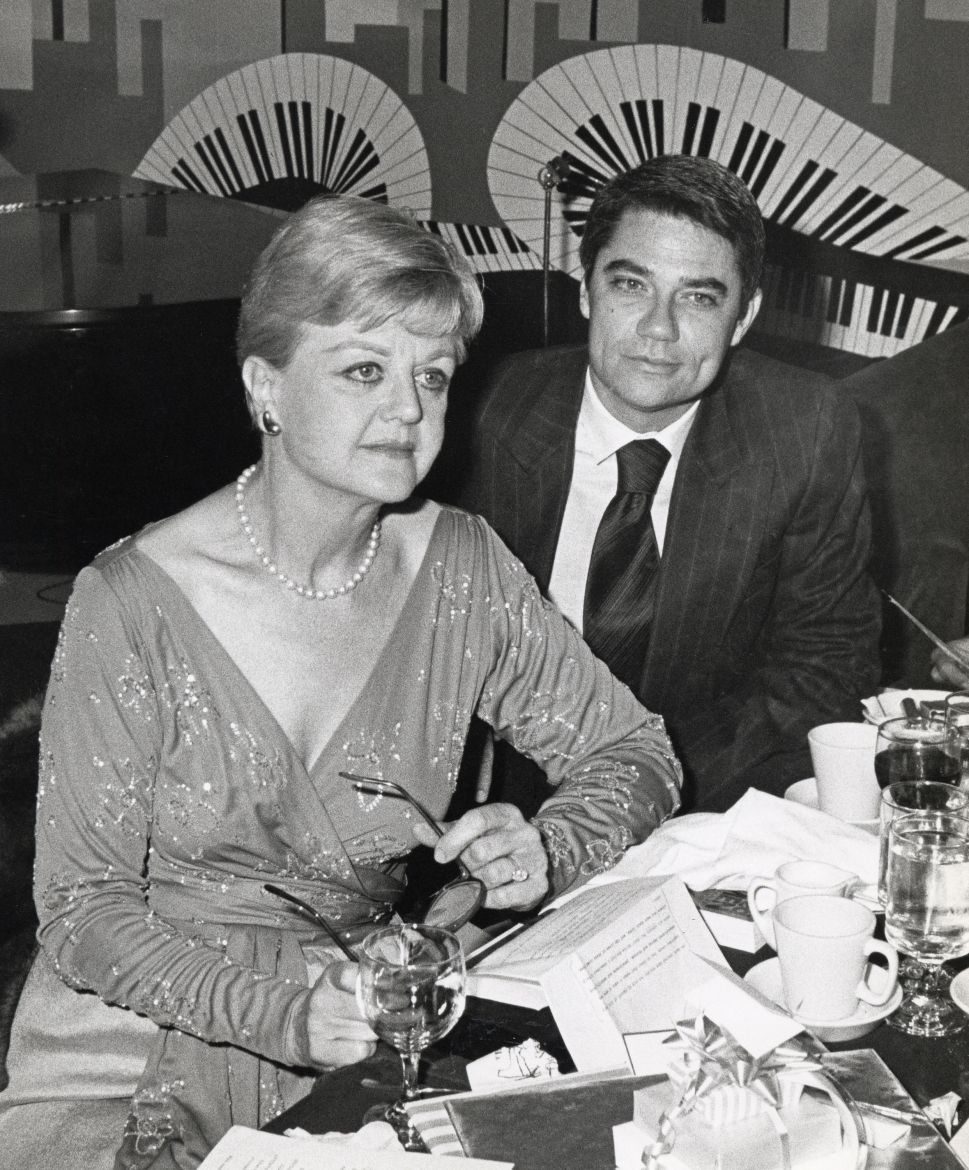 Angela Lansbury and Rex Reed on August 6, 1980 in New York, New York.