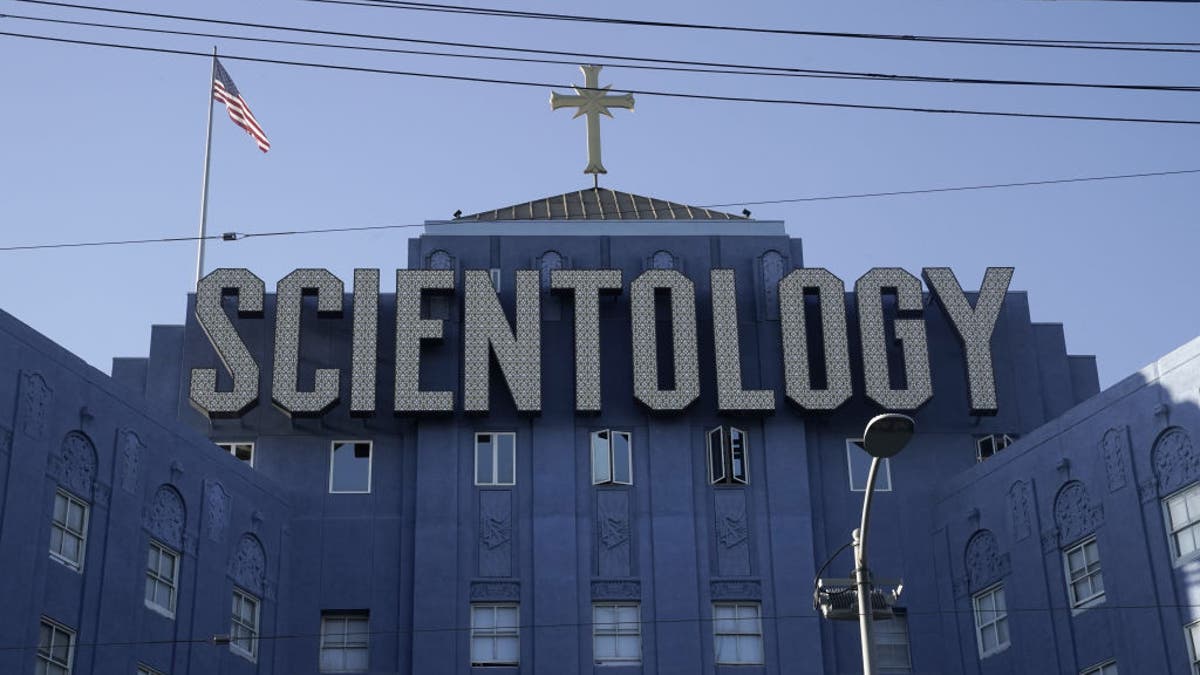 The Church of Scientology building in Los Angeles, California.