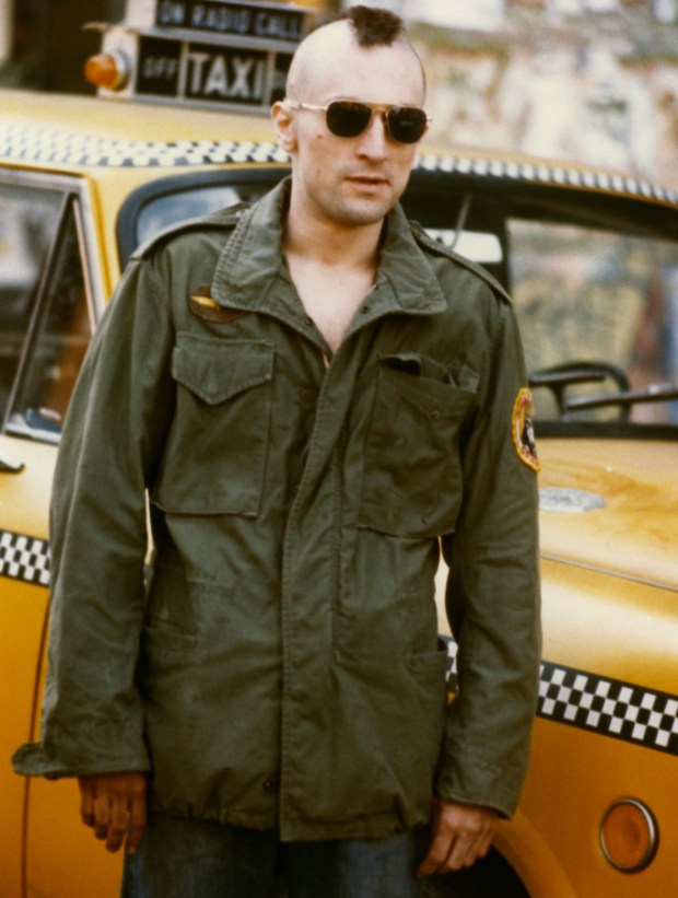 Robert De Niro as Travis Bickle in the 1976 Martin Scorsese film, "Taxi Driver." (Photo by Screen Archives/Getty Images)