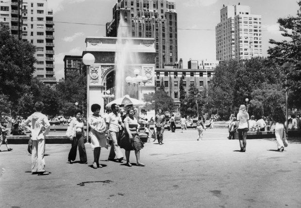 Washington Square Park in June 1977. 
