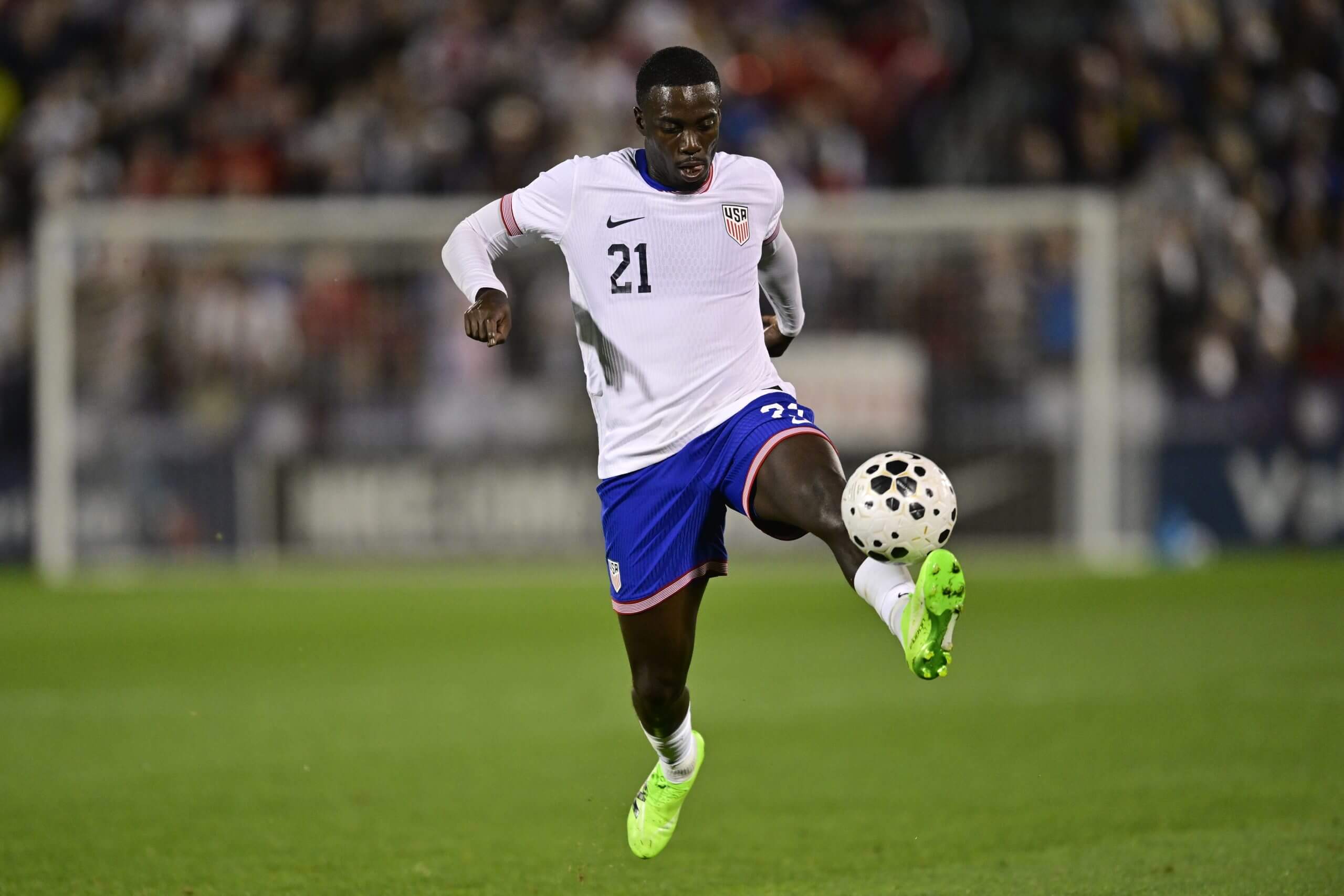USMNT's Tim Weah vs. Australia