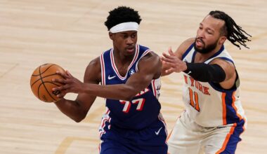 New York Knicks vs. Philadelphia 76ers: Playoff series schedule and channel listings