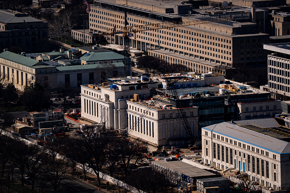 The Federal Reserve building The Federal Reserve building