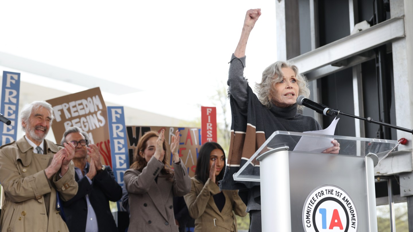 Jane Fonda's Committee for the First Amendment Sets NYC Concert