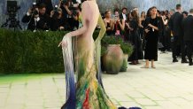 US influencer Emma Chamberlain arrives for the 2026 Met Gala celebrating "Costume Art" at the Metropolitan Museum of Art on May 4, 2026, in New York. (Photo by ANGELA WEISS / AFP via Getty Images)