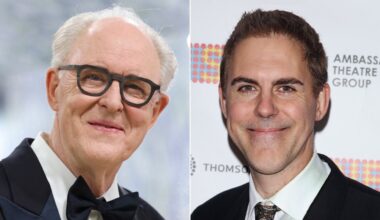 RICHARD JOHNSON: John Lithgow, son star in NYC plays amid feud