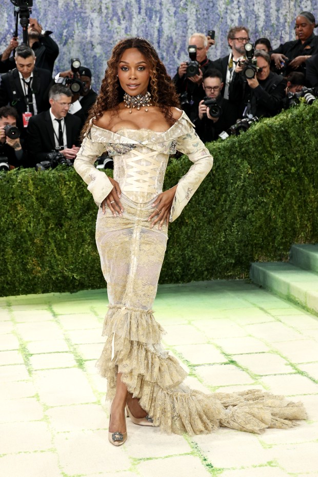 NEW YORK, NEW YORK - MAY 04: Zuri Hall attends the 2026 Met Gala celebrating "Costume Art" at the Metropolitan Museum of Art on May 04, 2026 in New York City. (Photo by Jamie McCarthy/Getty Images)