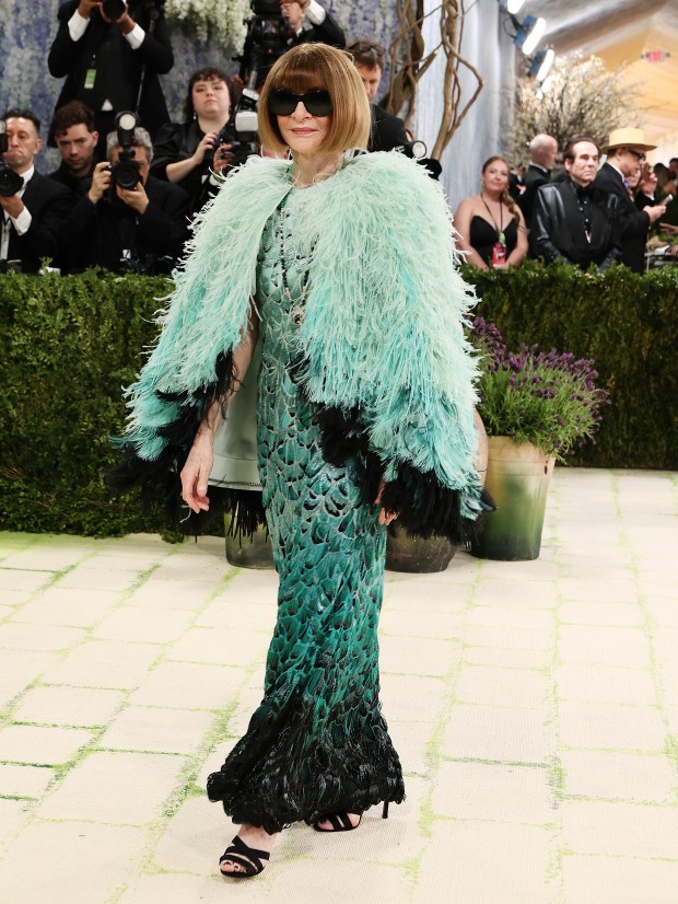 NEW YORK, NEW YORK - MAY 04: Anna Wintour attends the 2026 Met Gala celebrating "Costume Art" at the Metropolitan Museum of Art on May 04, 2026 in New York City. (Photo by Mike Coppola/Getty Images)